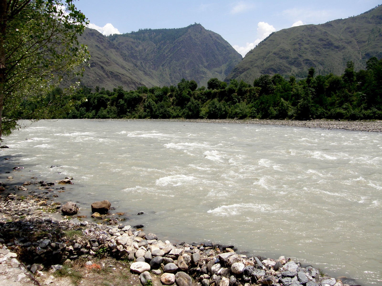 Camp Overnight by the Beas River in Kullu, Himachal Pradesh