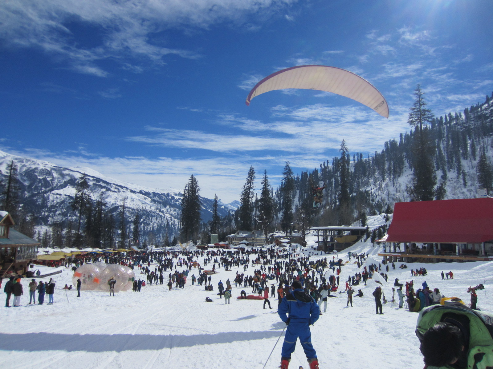 Paraglide Over Kullu Valley in Kullu, Himachal Pradesh